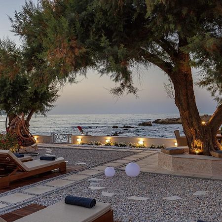 Villa Seashell -Wonderful Newly Renovated Villa On The Beach Galatas  Luaran gambar