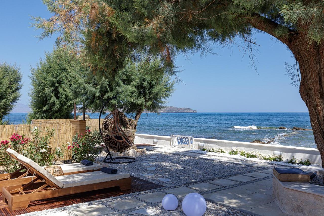 Villa Seashell -Wonderful Newly Renovated Villa On The Beach Galatas  Luaran gambar