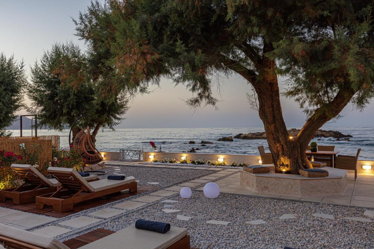 Villa Seashell -Wonderful Newly Renovated Villa On The Beach Galatas  Luaran gambar